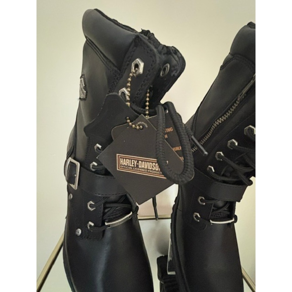 Harley-Davidson Men's Brando 8" Logger Boots Size 12 D94344 New In Box - Picture 3 of 15